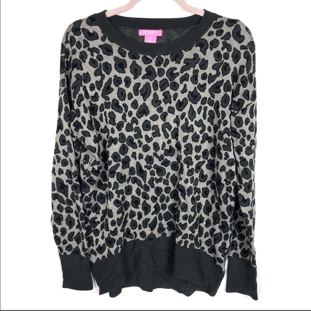 Isaac mizrahi animal print‎ sweater